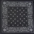 New Design Fashion Hip Hop Cotton Bandana Square Cashew Scarf Headband Tie Dye Black Red Paisley Gifts For Women/Men/Boys/Girls