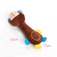 Durable Squeaky Dog Plush Toy – Animal Shape Chew Toy for Small Dogs & Puppies