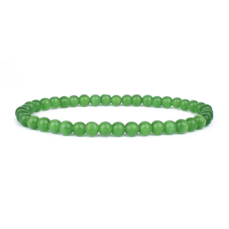 4mm 6mm Mini Energy Charm Bracelet Natural Stone Beads Yoga Healing Bracelet Jewelry for Women Men Best Friend Gift Dropshipping