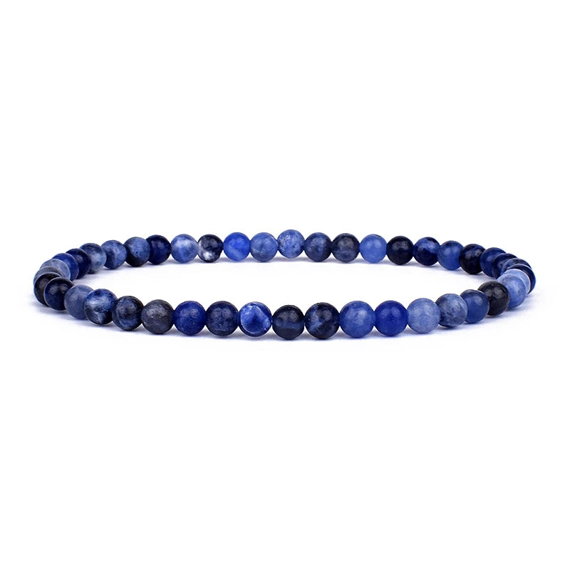 4mm 6mm Mini Energy Charm Bracelet Natural Stone Beads Yoga Healing Bracelet Jewelry for Women Men Best Friend Gift Dropshipping