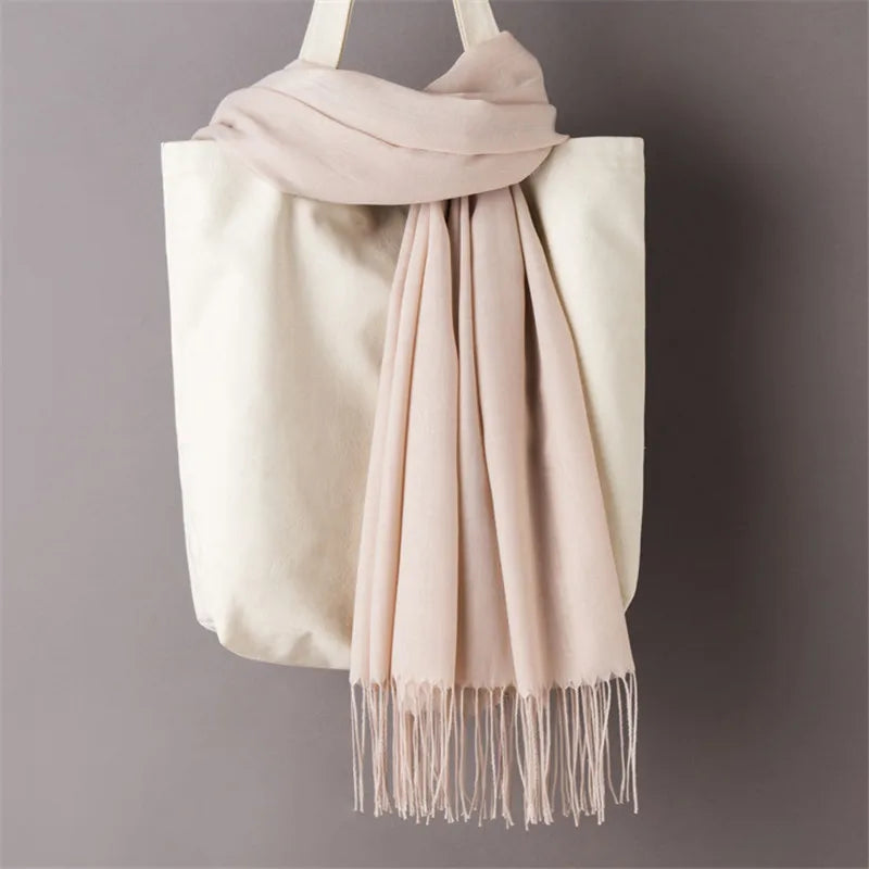 Women's Scarf Pashmina Shawls and Wraps for Evening Dresses Travel Office Winter Wedding Cashmere Feel Large Scarves