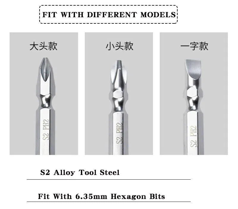 Magnetic Bit Holder Alloy Electric Magnetic Magnet Powerful Ring For 6.35mm Shank Magnetizer for Phillip Drill Bits