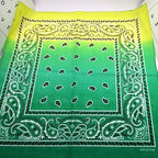 New Design Fashion Hip Hop Cotton Bandana Square Cashew Scarf Headband Tie Dye Black Red Paisley Gifts For Women/Men/Boys/Girls