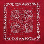 New Design Fashion Hip Hop Cotton Bandana Square Cashew Scarf Headband Tie Dye Black Red Paisley Gifts For Women/Men/Boys/Girls