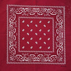 New Design Fashion Hip Hop Cotton Bandana Square Cashew Scarf Headband Tie Dye Black Red Paisley Gifts For Women/Men/Boys/Girls