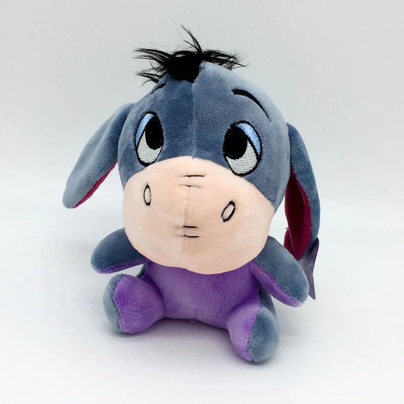 12-20cm Winnie the Pooh Bear Tiger Pig Anime Cute Cartoon Plush Dolls Toys Keychain Pendant Room decoration Kids Birthday Gift