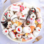 20pcs Candy Sweets Resin Flatback Slime Flat Cabochons Beads Embellishment For DIY Jewelry Findings Accessories Making Supplies