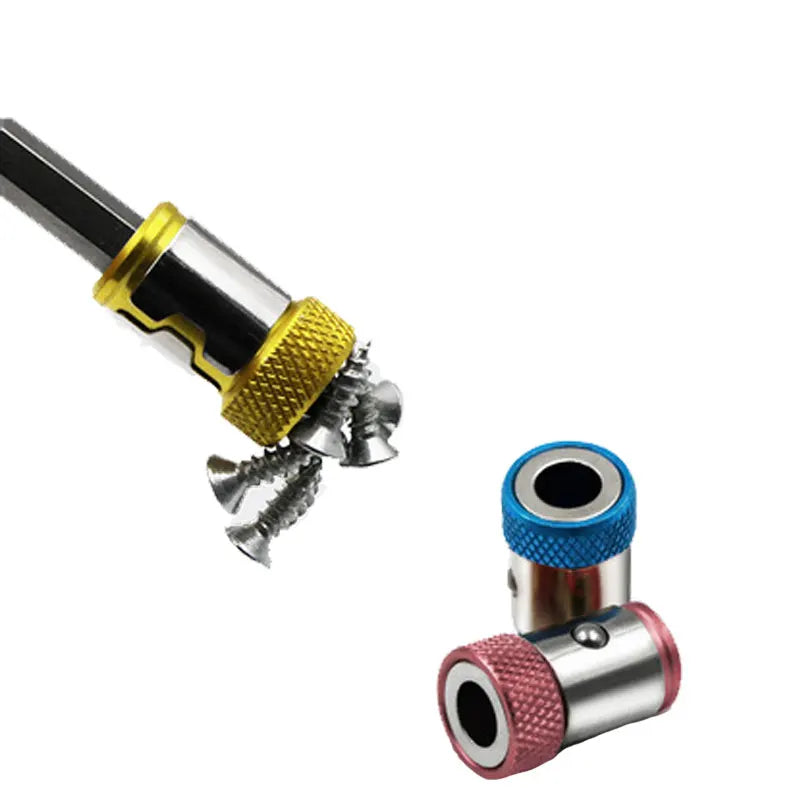 Magnetic Bit Holder Alloy Electric Magnetic Magnet Powerful Ring For 6.35mm Shank Magnetizer for Phillip Drill Bits