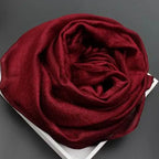 2023 New Pure Color Linen Women Scarf spring and autumn winter pashmina shawl foulard femme Plus Size Hijab Stole Scarves