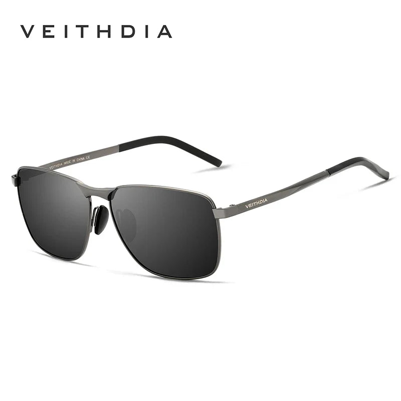 VEITHDIA V2462 Polarized UV400 Vintage Sports Sunglasses