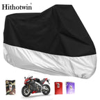 190T Black Blue Design Waterproof Motorcycle Covers Motors Dust Rain Snow UV Protector Cover Indoor Outdoor M L XL XXL XXXL 4XL