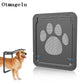 4-Way Lockable Pet Door – Durable Plastic Dog & Cat Flap for Screen Windows and Doors
