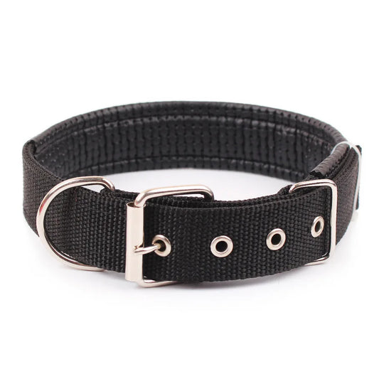 Solid Dog Collars Nylon Dog Collar For Small Medium Large Dogs Teddy Keji Pitbull Bulldog Beagle - WTN Essentials 
