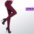 Women Black Sexy Tights Opaque Pantyhose 120D Seamless Winter Warm For Women Spring Autumn Nylon Stockings Footed Thick Stocking