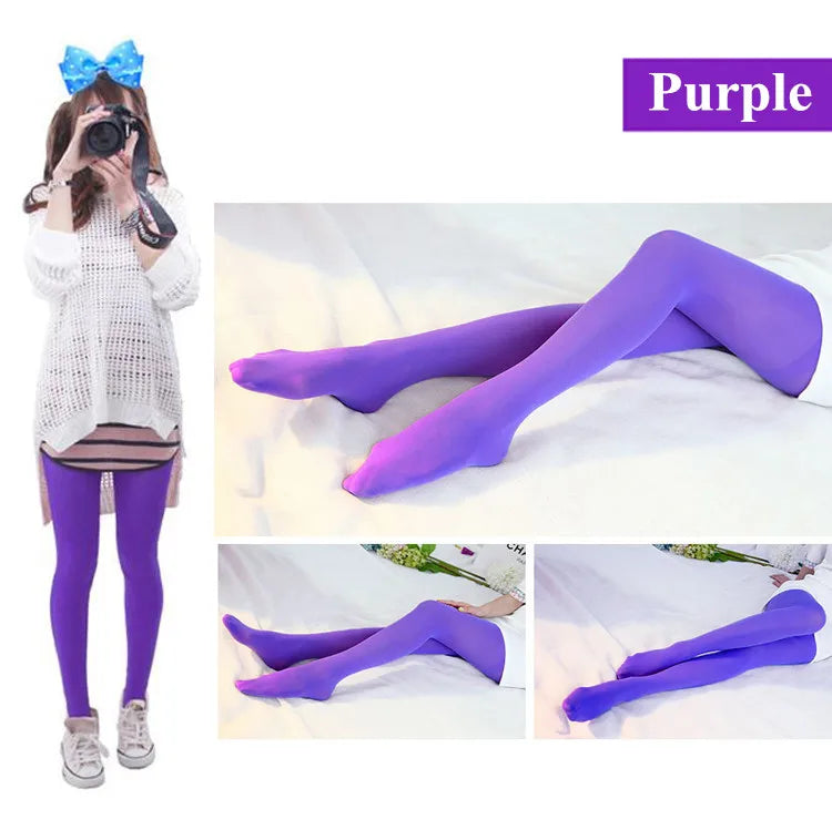 Women Black Sexy Tights Opaque Pantyhose 120D Seamless Winter Warm For Women Spring Autumn Nylon Stockings Footed Thick Stocking