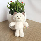 Cute Cartoon Animal Plush Keychain 15Cm Turtle Elephant Tiger Lion Hippo Raccoon Bulldog Bulldog Cat Penguin Monkey Plush Toy