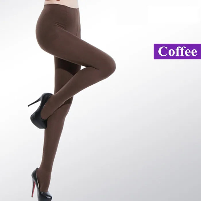 Women Black Sexy Tights Opaque Pantyhose 120D Seamless Winter Warm For Women Spring Autumn Nylon Stockings Footed Thick Stocking