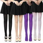 Women Black Sexy Tights Opaque Pantyhose 120D Seamless Winter Warm For Women Spring Autumn Nylon Stockings Footed Thick Stocking