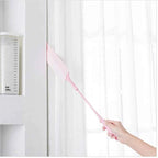 Practical Household Dust Cleaning Brush with 10 Pcs Non-woven Cleaning Cloth Long Handle Dust Gap Brush for Home Cleaning Tool