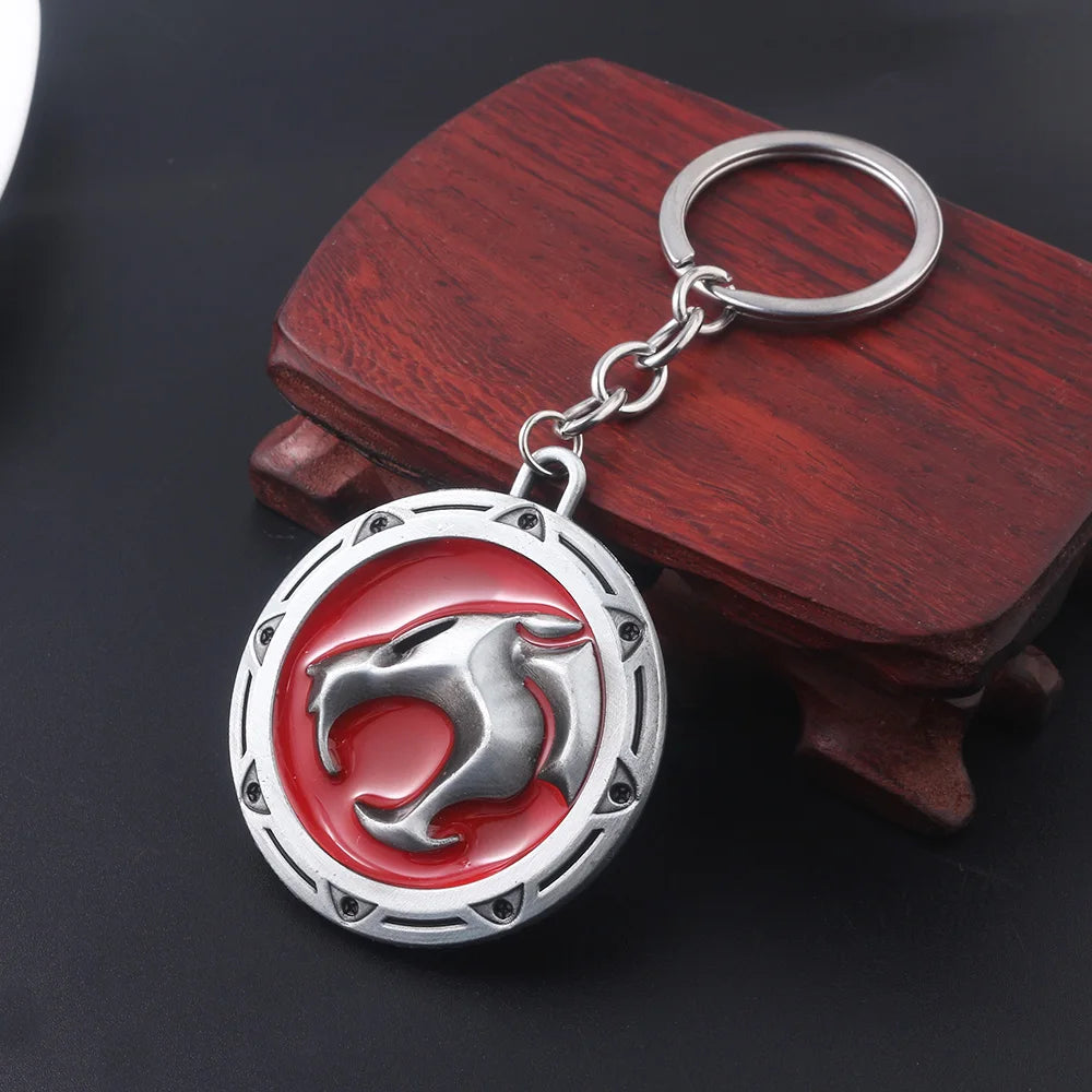 Cartoon Thundercats Keychain Women Men Jewelry Weapon Model Metal Pendant Keyring For Fans Gifts Jewelry
