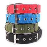 Solid Dog Collars Nylon Dog Collar For Small Medium Large Dogs Teddy Keji Pitbull Bulldog Beagle - WTN Essentials 