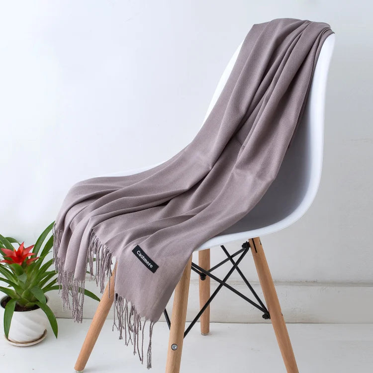 Women's Scarf Pashmina Shawls and Wraps for Evening Dresses Travel Office Winter Wedding Cashmere Feel Large Scarves
