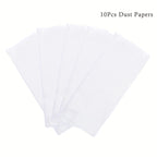 Practical Household Dust Cleaning Brush with 10 Pcs Non-woven Cleaning Cloth Long Handle Dust Gap Brush for Home Cleaning Tool