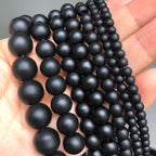 Natural Stone Beads Lapis Lazuli Round Loose Stone Beads For Jewelry Making DIY Bracelet Earrings Accessories 15'' 4/6/8/10/12mm