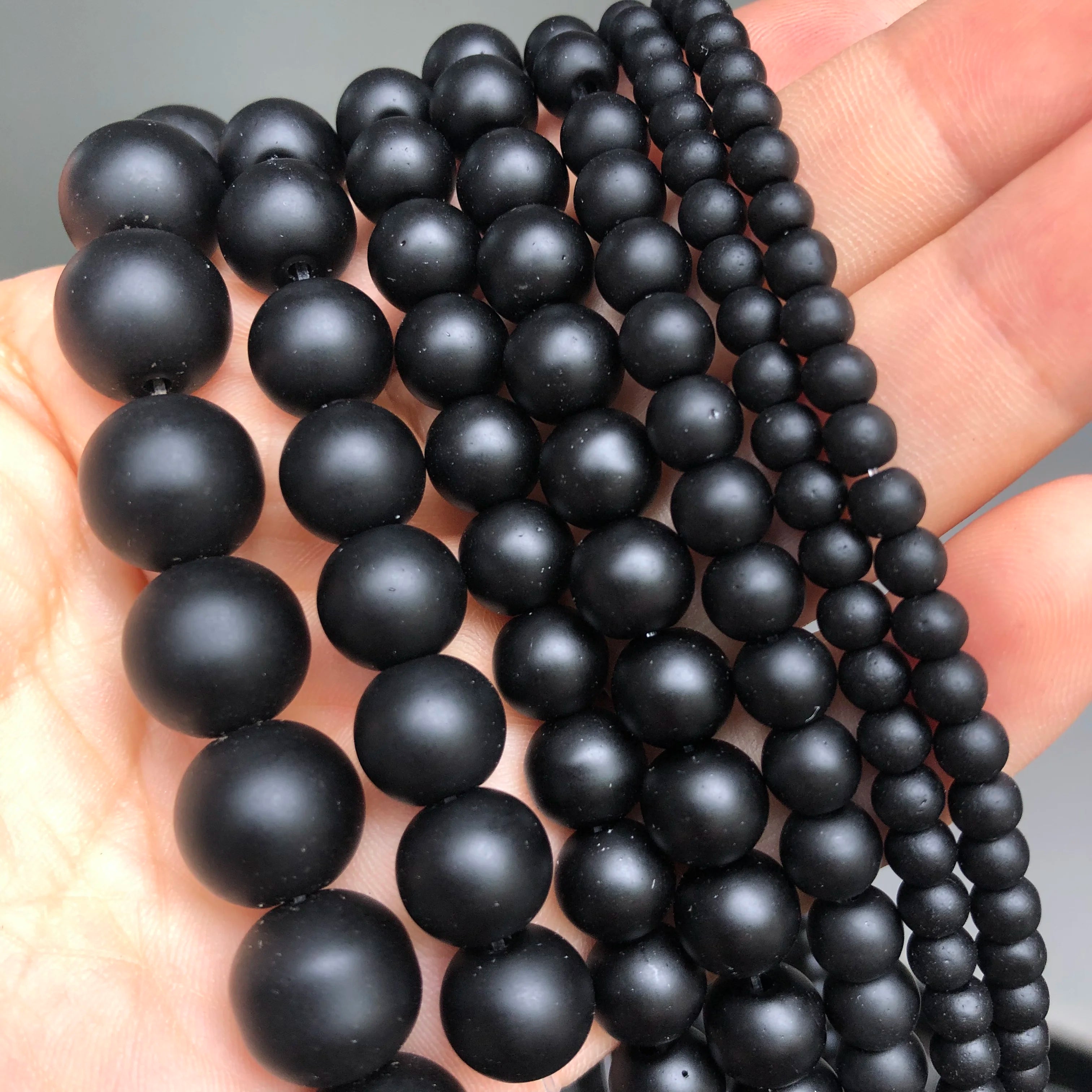 Natural Stone Beads Lapis Lazuli Round Loose Stone Beads For Jewelry Making DIY Bracelet Earrings Accessories 15'' 4/6/8/10/12mm