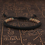 Tibetan Buddhist Bracelet Unisex Handmade Braided King Kong Knot Colorful String Bracelets for Women Men Lovers Lucky Jewelry
