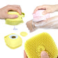 Pet Dog Cat Bath Brush 2-in-1 Pet SPA Massage Comb Soft Silicone Pet Shower Hair Grooming Cmob Dog Cleaning Tool Pet Supplies - WTN Essentials 