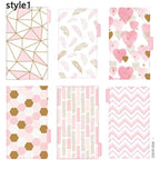 A7/A6/A5 Rose Golden Purple Blue Glittery Bling Binder Notebook Cover Diary Agenda Planner Paper Cover School Stationery