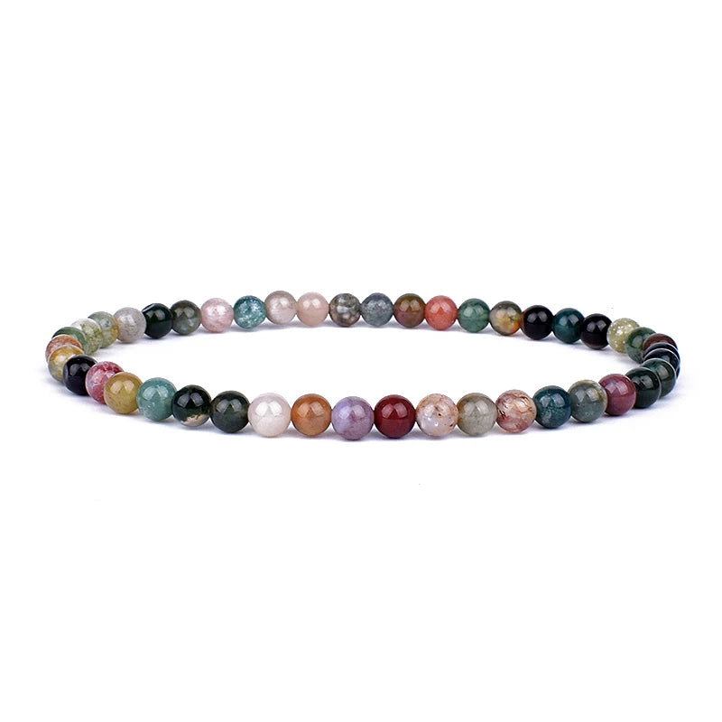 4mm 6mm Mini Energy Charm Bracelet Natural Stone Beads Yoga Healing Bracelet Jewelry for Women Men Best Friend Gift Dropshipping