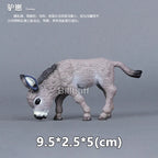 Simulation Wild Animals Zoo Wolf Monkey Fox Chameleon Pangolin Squirrel Chinchilla Donkey Sloth Model Figures Educational Toys