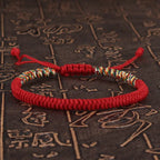Tibetan Buddhist Bracelet Unisex Handmade Braided King Kong Knot Colorful String Bracelets for Women Men Lovers Lucky Jewelry