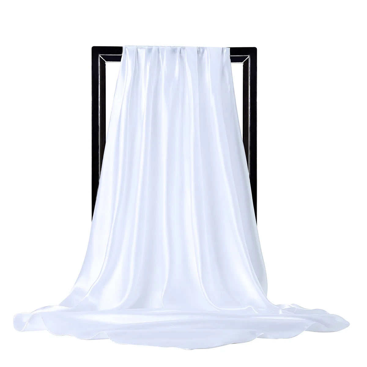 Luxury Satin Silk Feel Scarf for Women Hijab Shawl & Head Wrap