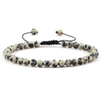 Adjustable Mini Natural Stone Lava Tiger Eye Beaded Bracelets & Bangle for Women Men Chakra Beads Braided Bracelet Charm Jewelry