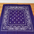 New Design Fashion Hip Hop Cotton Bandana Square Cashew Scarf Headband Tie Dye Black Red Paisley Gifts For Women/Men/Boys/Girls