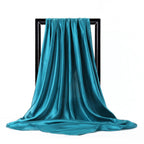 Luxury Satin Silk Feel Scarf for Women Hijab Shawl & Head Wrap