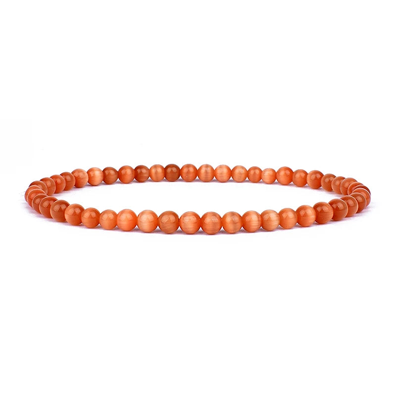 4mm 6mm Mini Energy Charm Bracelet Natural Stone Beads Yoga Healing Bracelet Jewelry for Women Men Best Friend Gift Dropshipping