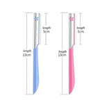 3/5pcs Eyebrow Epilator Sets for Women Makeup Beauty Eyebrows Hair Removal Styling Tool Steel Blade Facial Sourcil Razor Trimmer