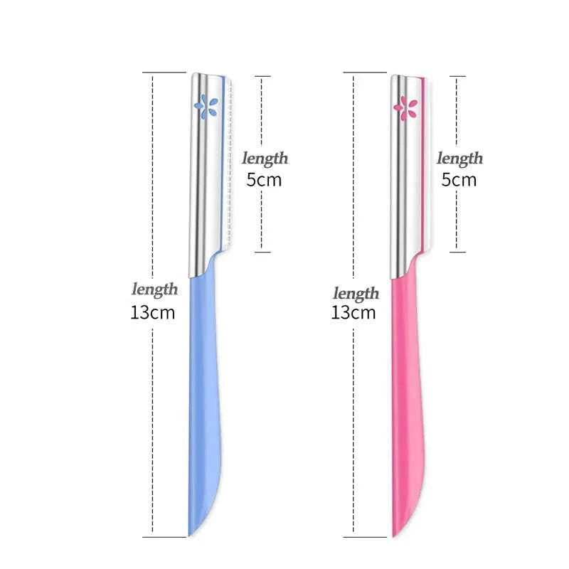 3/5pcs Eyebrow Epilator Sets for Women Makeup Beauty Eyebrows Hair Removal Styling Tool Steel Blade Facial Sourcil Razor Trimmer