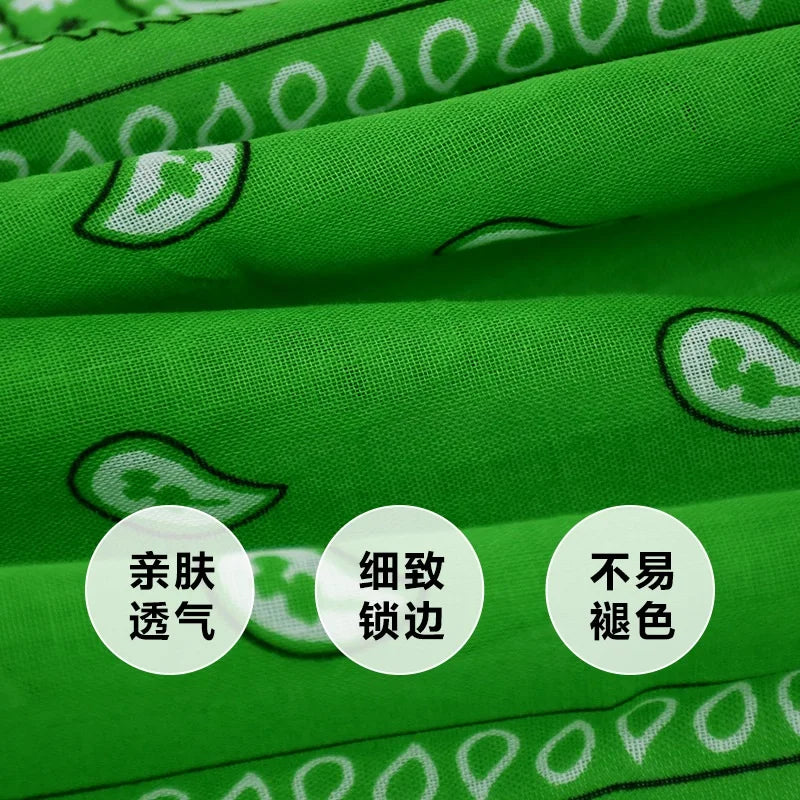 Hot Sell Kerchief Bandana Hip Hop Fashion Headband Neck Scarf Sports Headwear Wrist Wraps Head Square Scarves