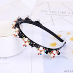 Double Layer Bands Clip Hairbands Fashion Plastic Braided Headband Punk New Knitting Womens Headwear Hair Accessories Pearl