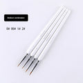 4/5/10pcs Miniature Hook Line Pen art painting brushes weasel hair paint brush gouache watercolor oil paint artists Hand Painted
