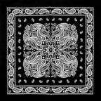 New Design Fashion Hip Hop Cotton Bandana Square Cashew Scarf Headband Tie Dye Black Red Paisley Gifts For Women/Men/Boys/Girls