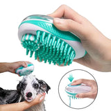 Pet Dog Cat Bath Brush 2-in-1 Pet SPA Massage Comb Soft Silicone Pet Shower Hair Grooming Cmob Dog Cleaning Tool Pet Supplies - WTN Essentials 