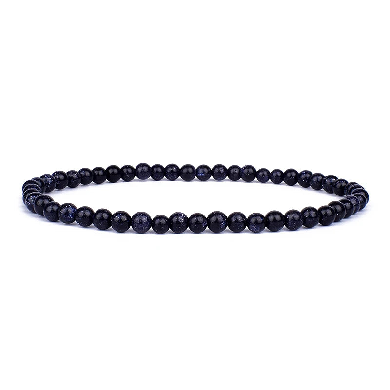 4mm 6mm Mini Energy Charm Bracelet Natural Stone Beads Yoga Healing Bracelet Jewelry for Women Men Best Friend Gift Dropshipping