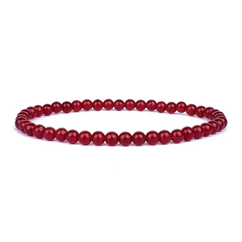 4mm 6mm Mini Energy Charm Bracelet Natural Stone Beads Yoga Healing Bracelet Jewelry for Women Men Best Friend Gift Dropshipping