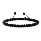 Adjustable Mini Natural Stone Lava Tiger Eye Beaded Bracelets & Bangle for Women Men Chakra Beads Braided Bracelet Charm Jewelry